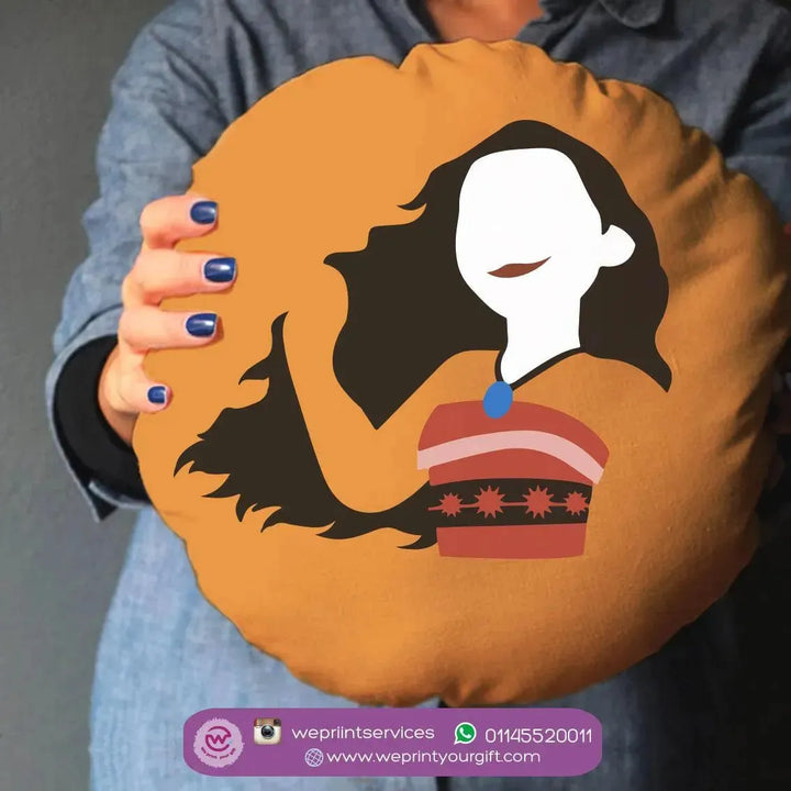 Round Cushion -Moana - WE PRINT