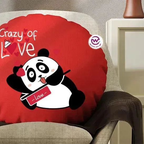 Round Cushion -Panda - WE PRINT