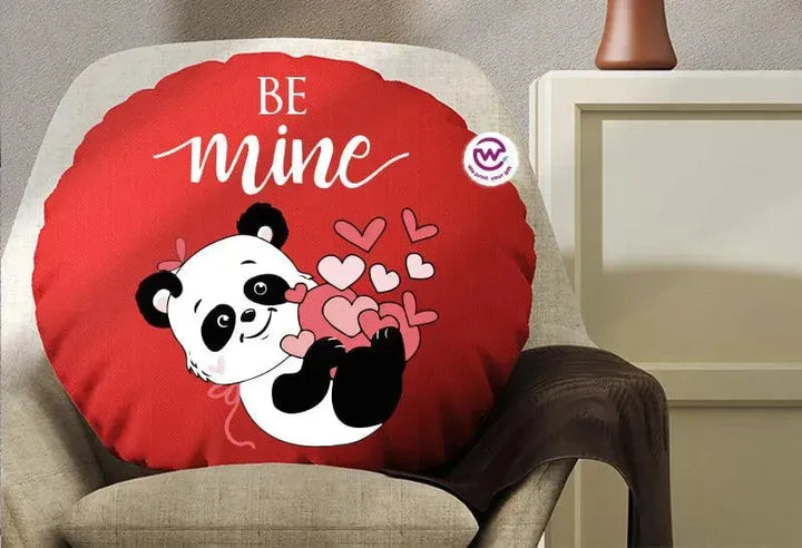 Round Cushion -Panda - WE PRINT