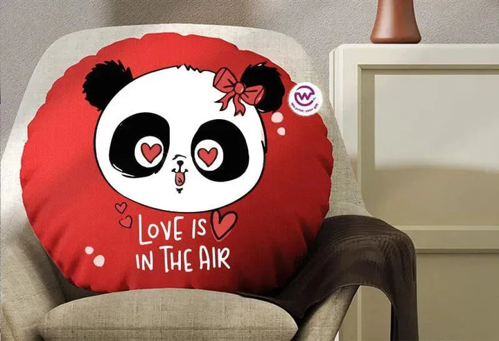 Round Cushion -Panda - WE PRINT