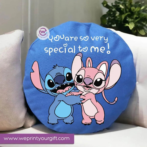 Round Cushion - Stitch (Lilo & Stitch) - WE PRINT