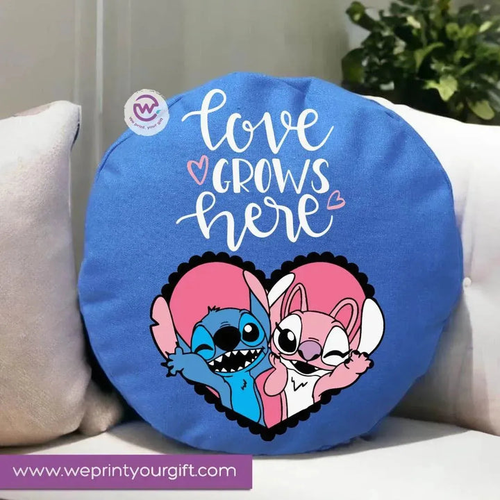 Round Cushion - Stitch (Lilo & Stitch) - WE PRINT