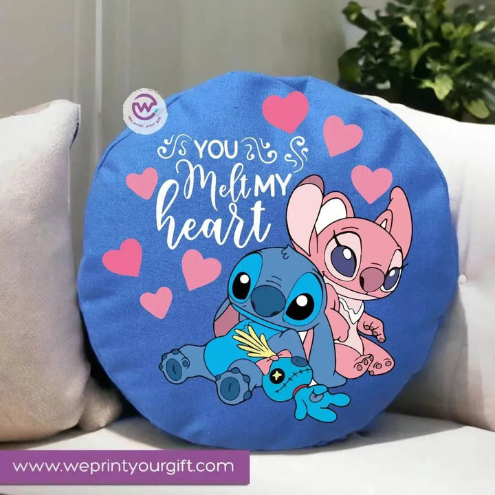 Round Cushion - Stitch (Lilo & Stitch) - WE PRINT