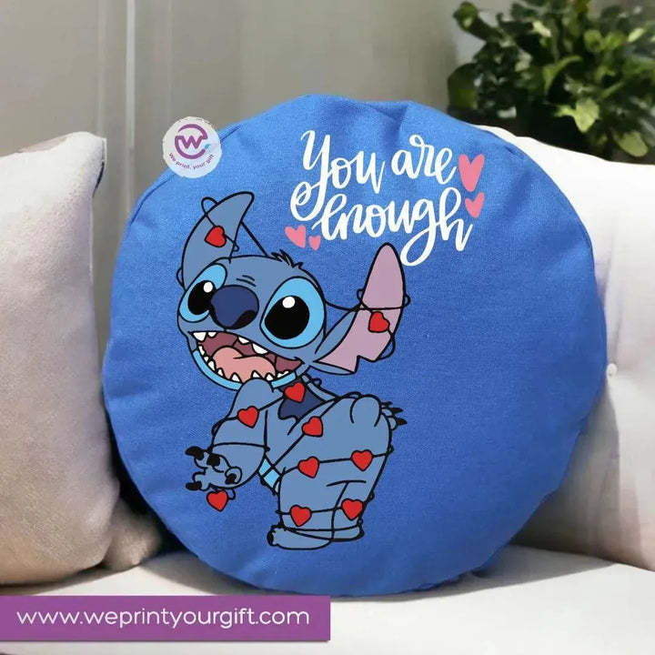 Round Cushion - Stitch (Lilo & Stitch) - WE PRINT