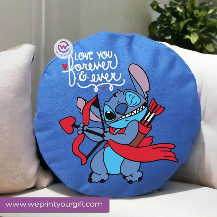 Round Cushion - Stitch (Lilo & Stitch) - WE PRINT