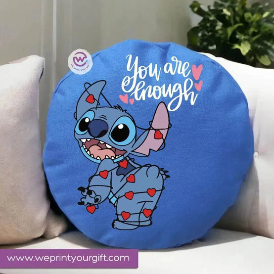 Round Cushion - Stitch (Lilo & Stitch) - WE PRINT