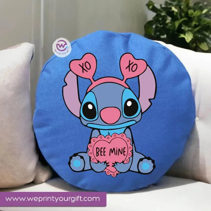 Round Cushion - Stitch (Lilo & Stitch) - WE PRINT