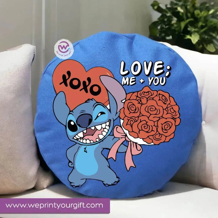 Round Cushion - Stitch (Lilo & Stitch) - WE PRINT