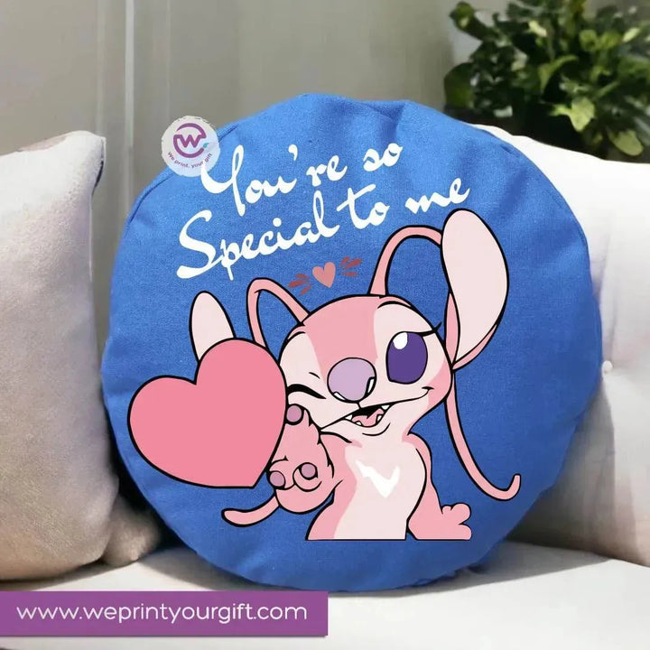 Round Cushion - Stitch (Lilo & Stitch) - WE PRINT