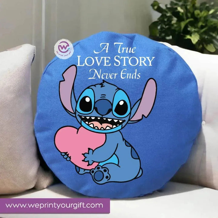 Round Cushion - Stitch (Lilo & Stitch) - WE PRINT