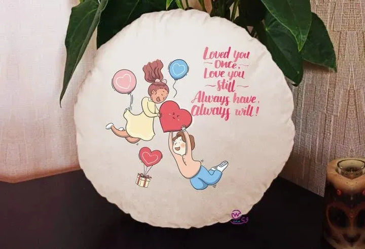 Round Cushion - Valentine's Day-2 - WE PRINT