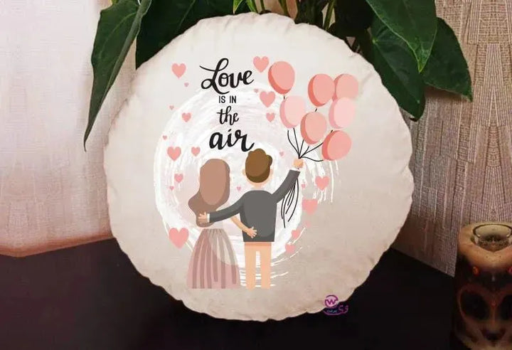 Round Cushion - Valentine's Day-2 - WE PRINT