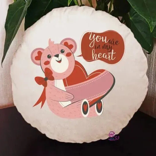 Round Cushion - Valentine's Day-2 - WE PRINT