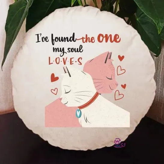 Round Cushion - Valentine's Day-2 - WE PRINT