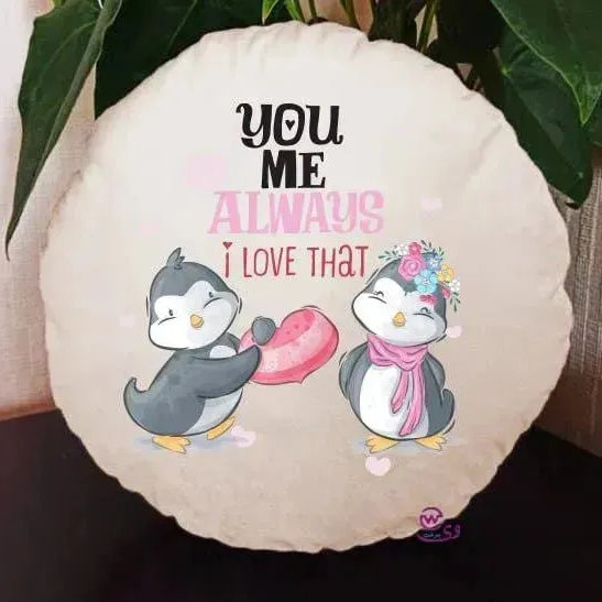 Round Cushion - Valentine's Day-2 - WE PRINT