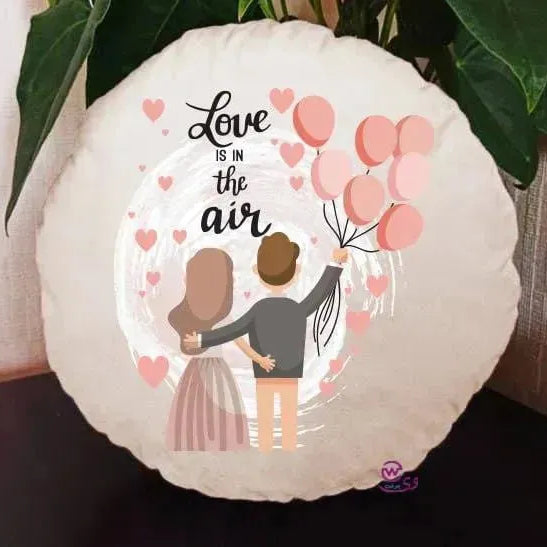 Round Cushion - Valentine's Day-2 - WE PRINT