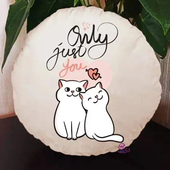 Round Cushion - Valentine's Day-2 - WE PRINT