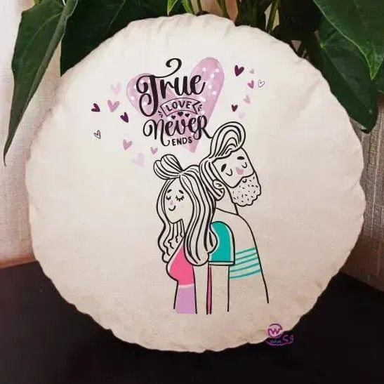 Round Cushion - Valentine's Day-2 - WE PRINT