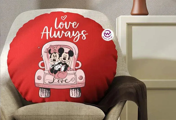 Round Cushion-Valentine - WE PRINT