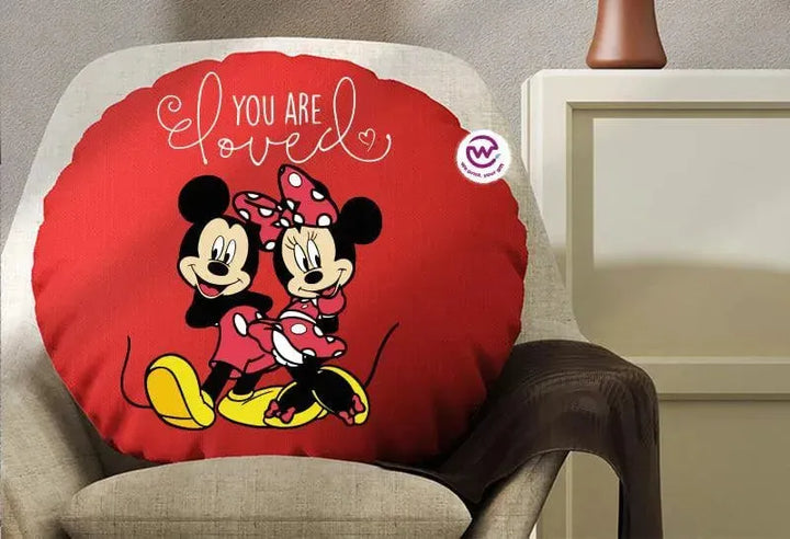 Round Cushion-Valentine - WE PRINT