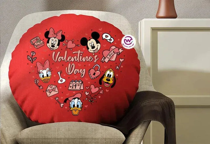 Round Cushion-Valentine - WE PRINT