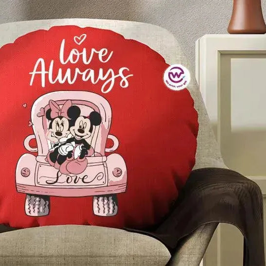 Round Cushion-Valentine - WE PRINT