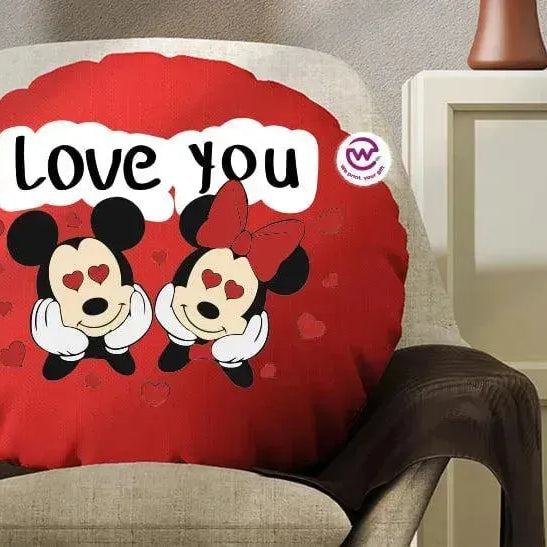 Round Cushion-Valentine - WE PRINT