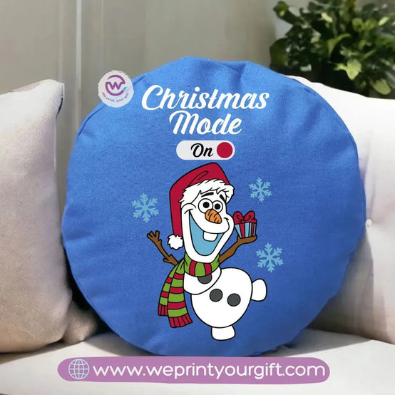 Round Pillow-Frozen - WE PRINT