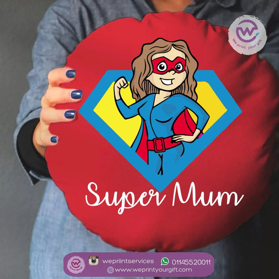 Round Pillow-Mother’s Day - WE PRINT