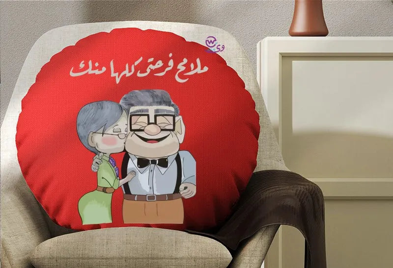 Round Pillow- Valentine’s designs - WE PRINT