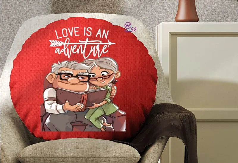Round Pillow- Valentine’s designs - WE PRINT