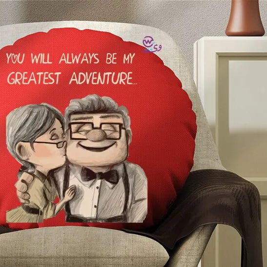 Round Pillow- Valentine’s designs - WE PRINT