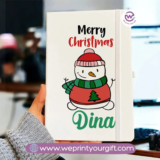 Rubber Notebook-Christmas - WE PRINT