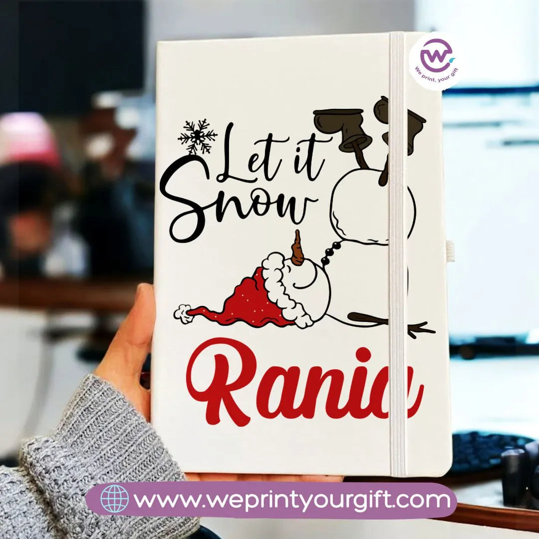 Rubber Notebook-Christmas - WE PRINT