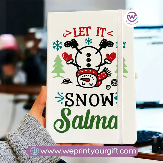 Rubber Notebook-Christmas - WE PRINT