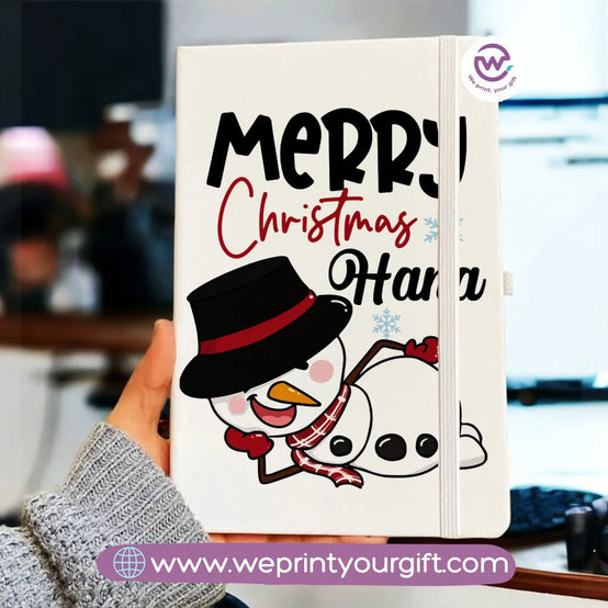 Rubber Notebook-Christmas - WE PRINT