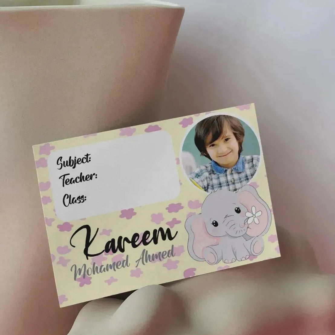 School Sticker Ticket - elephant - WE PRINT