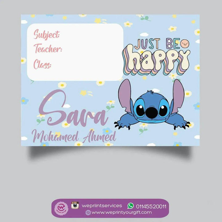 School Sticker Ticket - Stitch - WE PRINT