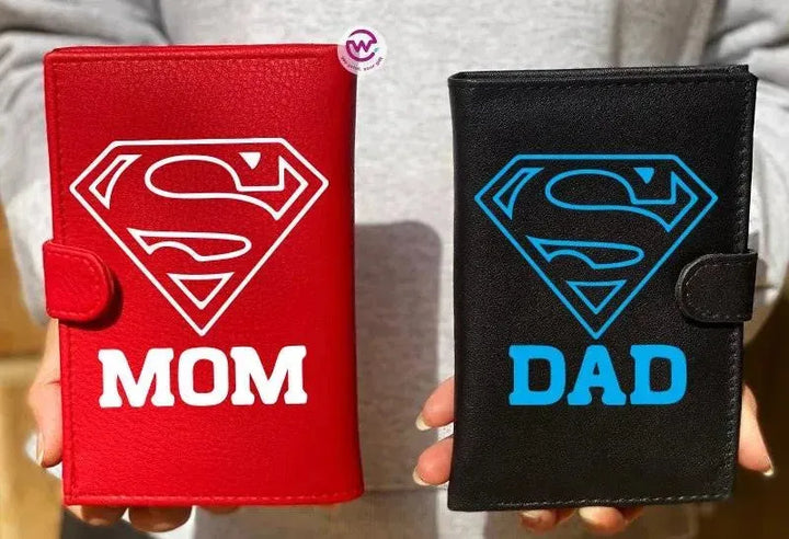 Set ( 2 leather Wallets ) -Mother's Day - WE PRINT