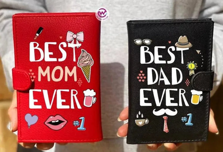 Set ( 2 leather Wallets ) -Mother's Day - WE PRINT