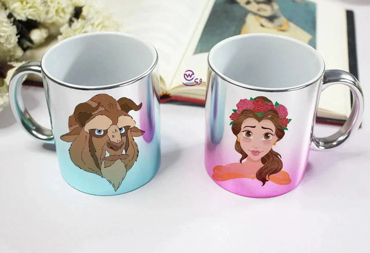 Set- ( 2 mixed color Mugs ) -Valentine's Day - WE PRINT