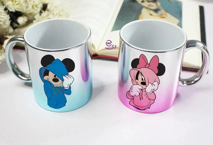 Set- ( 2 mixed color Mugs ) -Valentine's Day - WE PRINT