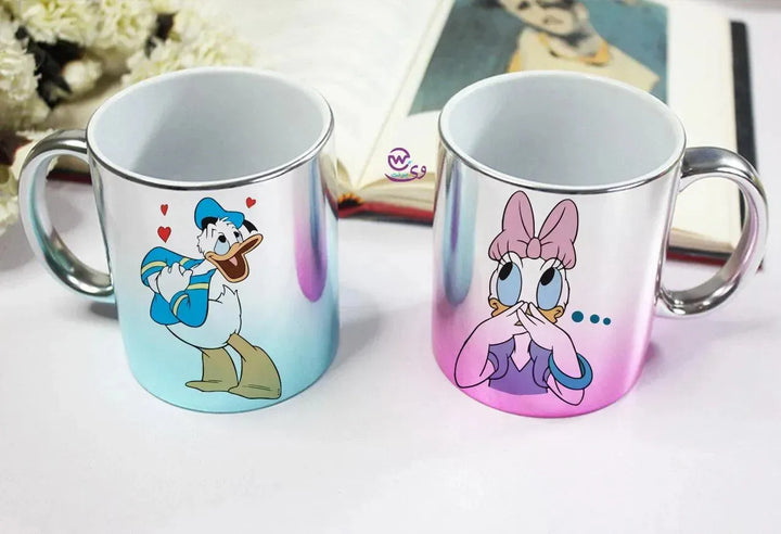 Set- ( 2 mixed color Mugs ) -Valentine's Day - WE PRINT