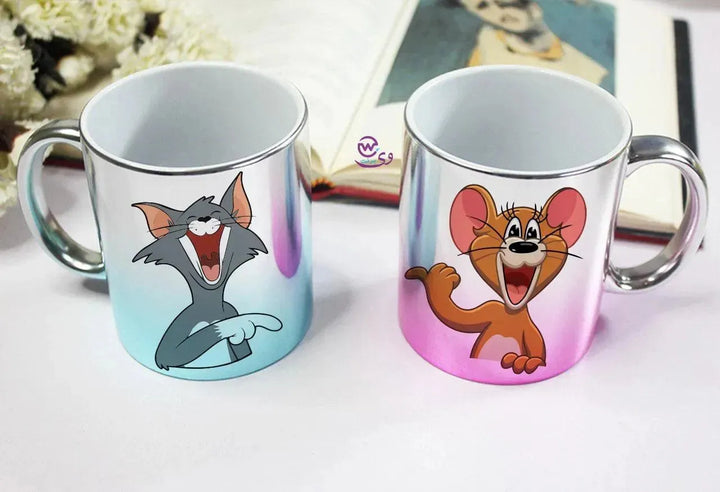 Set- ( 2 mixed color Mugs ) -Valentine's Day - WE PRINT