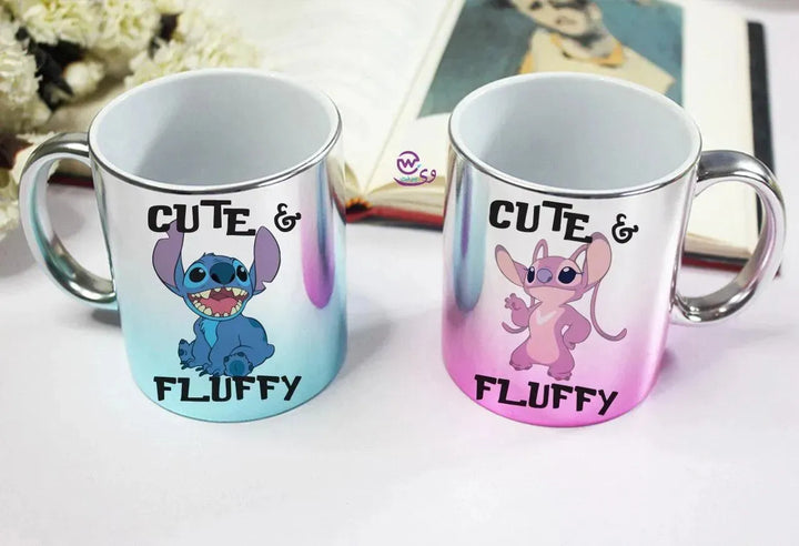 Set- ( 2 mixed color Mugs ) -Valentine's Day - WE PRINT