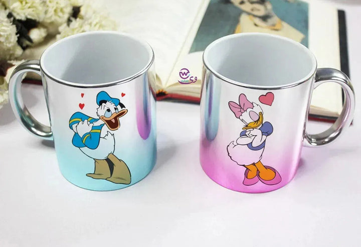 Set- ( 2 mixed color Mugs ) -Valentine's Day - WE PRINT