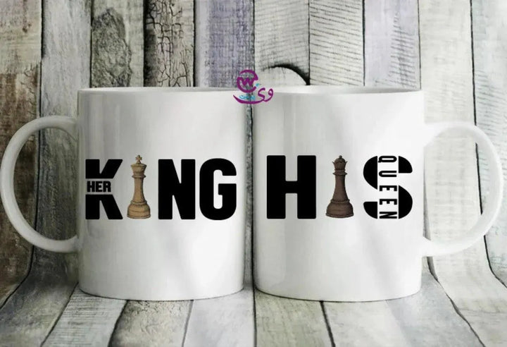 Set- ( 2 Ordinary Ceramic Mugs ) -Valentine's Day 2 - WE PRINT