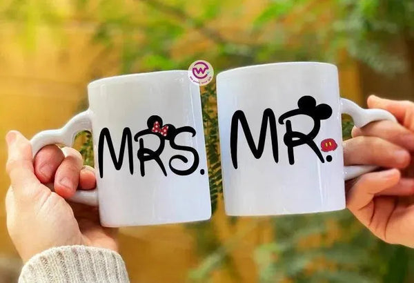 Set- ( 2 Ordinary Ceramic Mugs ) -Valentine's Day - WE PRINT