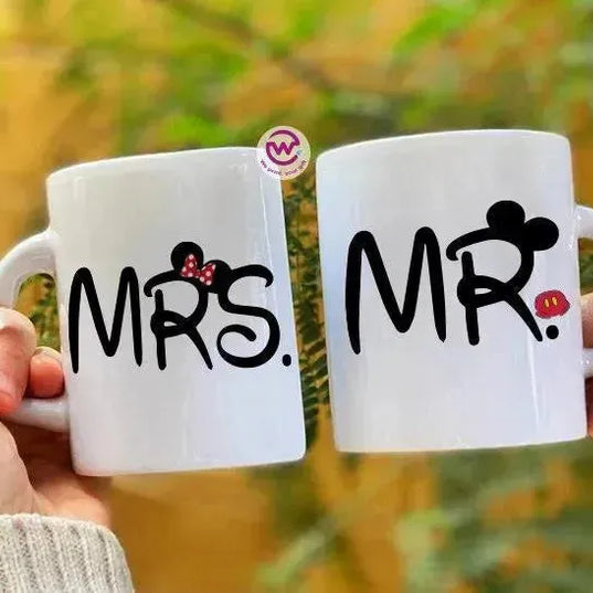 Set- ( 2 Ordinary Ceramic Mugs ) -Valentine's Day - WE PRINT