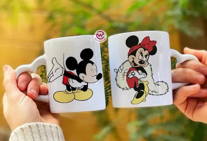 Set- ( 2 Ordinary Ceramic Mugs ) -Valentine's Day - WE PRINT